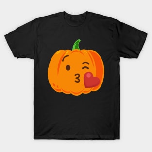 Pumpkin Kiss Heart T-Shirt